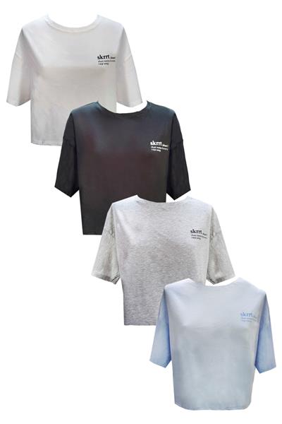 Remera crop SKRRT